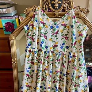 Old Navy floral summer dress size XL